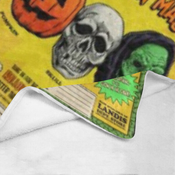 Happy Halloween Ultra-Soft Micro Fleece Blanket 60" x 80" Custom Blanquet - Image 4