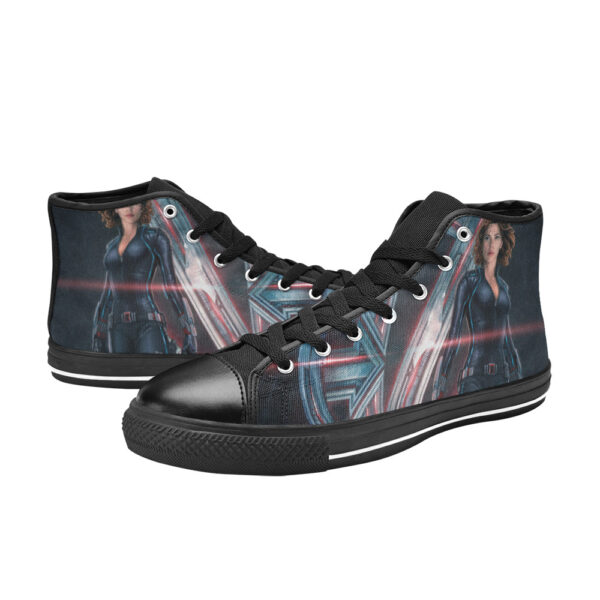 Blackwidow High Top Canvas Men's Shoes - Image 3