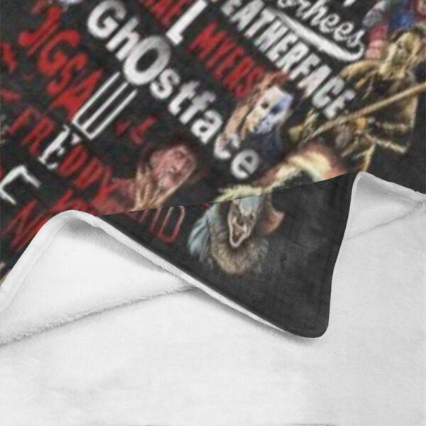 Horror Halloween Here Ultra-Soft Micro Fleece Blanket 60" x 80" Custom Blanket - Image 4