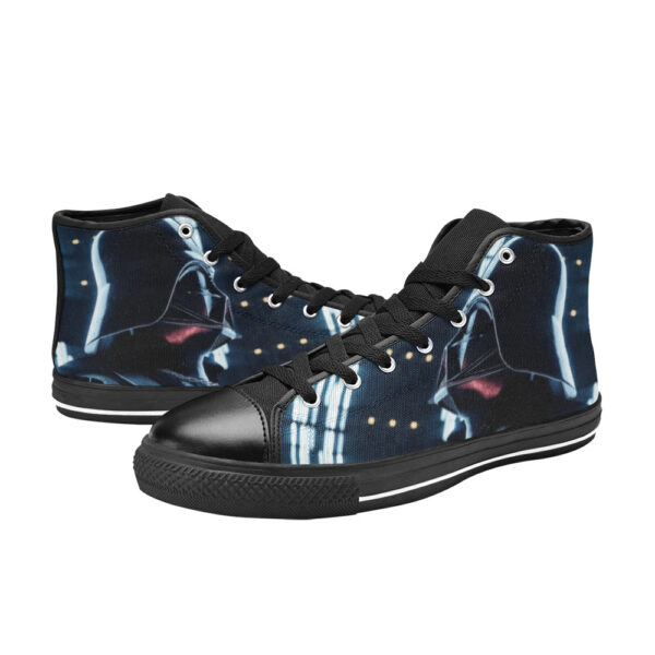 Dart Vadher High Top Canvas Men's Shoes Custom Shoes - Image 3