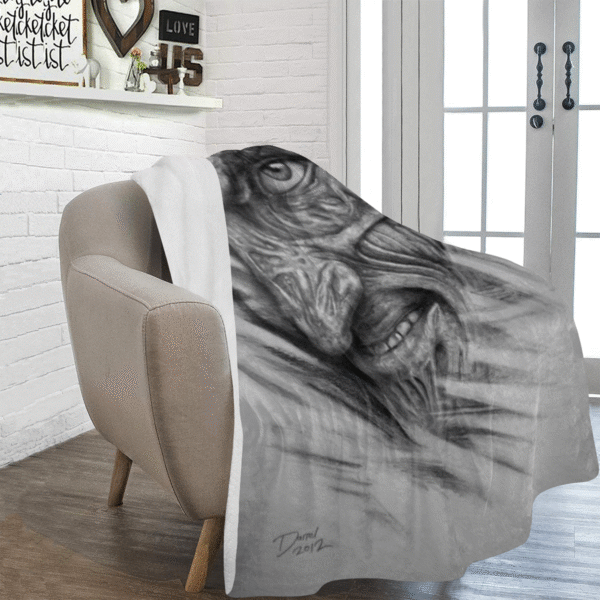 Krueger Elm Ultra-Soft Micro Fleece Blanket 60" x 80" custom blanket - Image 2
