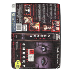 Chucky Bride VHS Vintage Ultra-Soft Micro Fleece Blanket 60" x 80" custom blanket