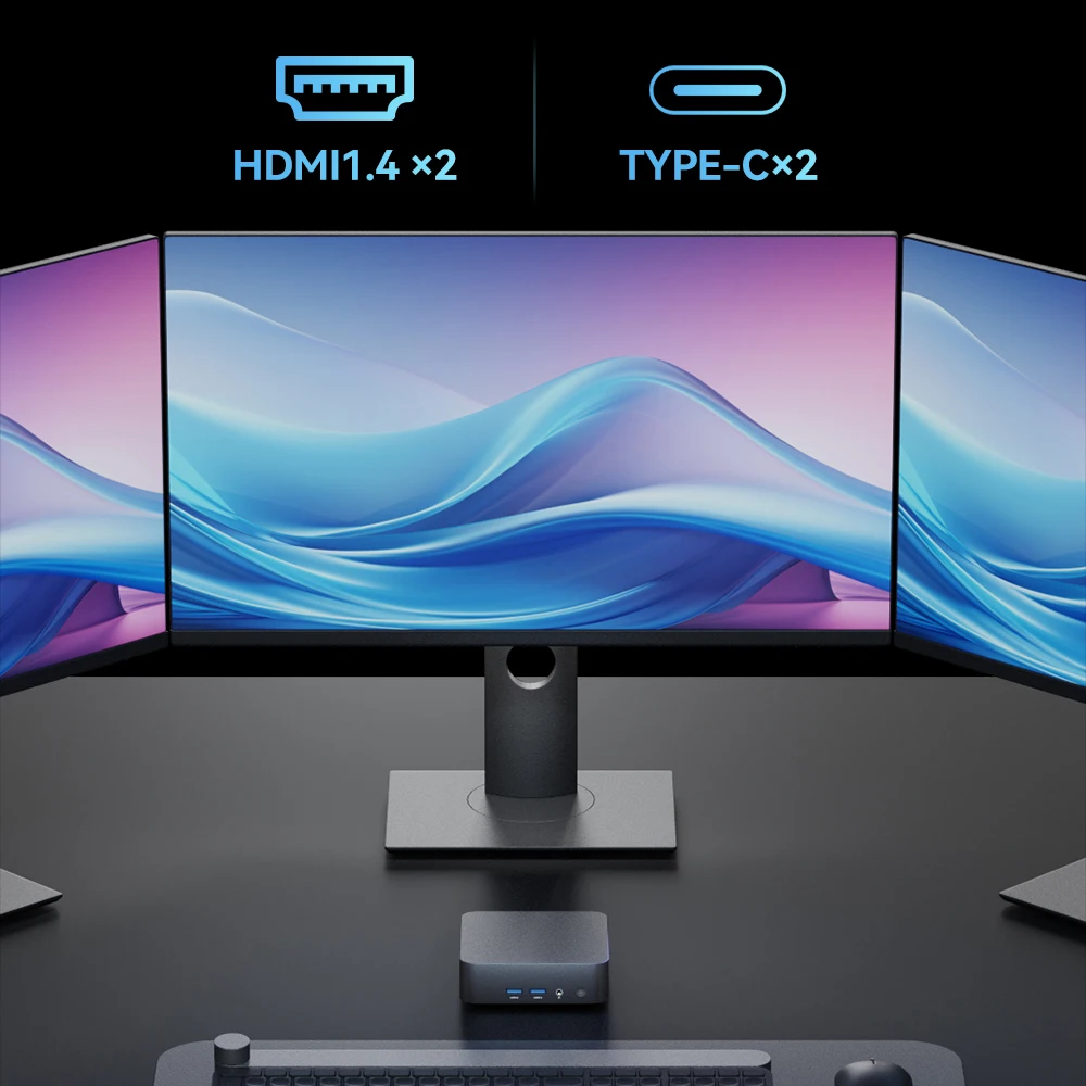 Windows 11 Pro Intel Core i9 8950HK N5095A Mini PC Computer 16GB 1TB 2TB 4K Gaming Computer WiFi6 USB Portable Mini Desktop PC - Image 3