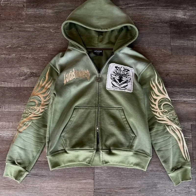 Harajuku pink striped design fur collar kawaii zip up hoodies for women fashion aesthetic y2k winter new casual baggy sweatshirt - Image 18