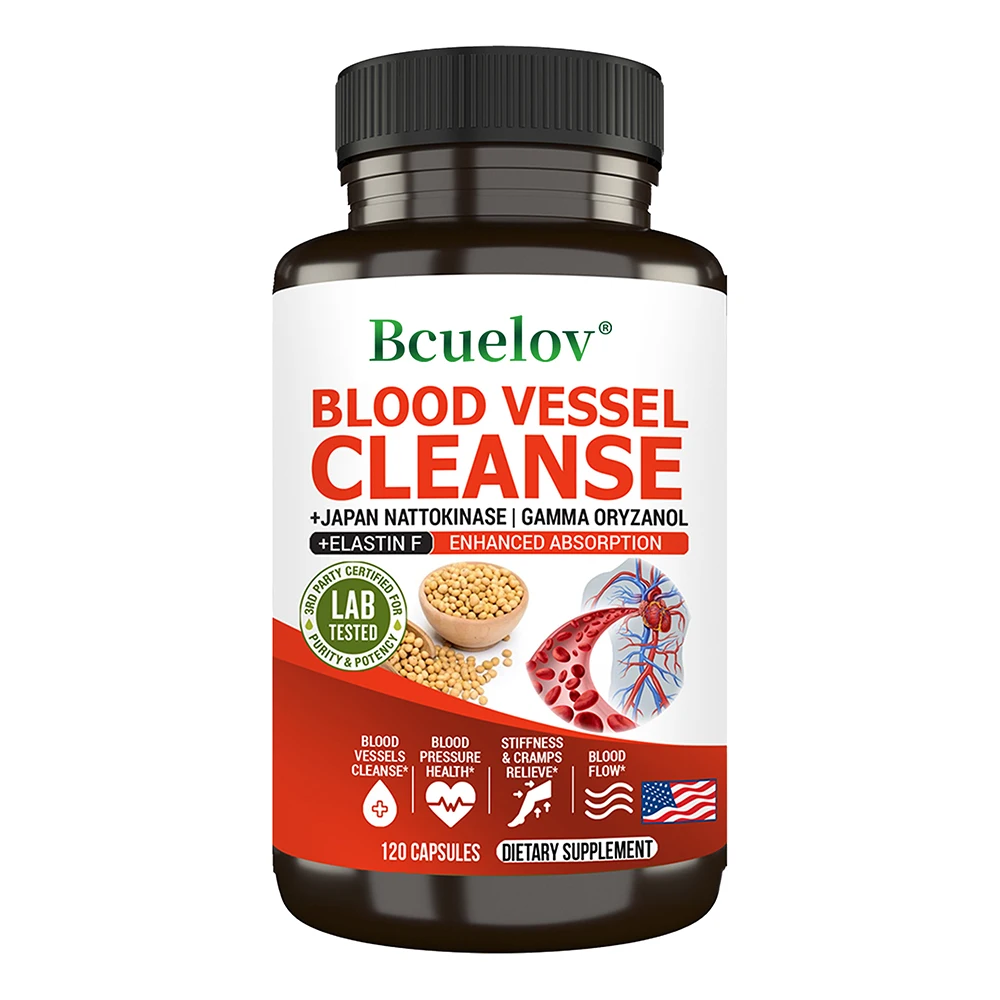 Vascular Cleanser, Helps Purify the Blood, Lowers Cholesterol, and Promotes Overall Cardiovascular Health, 120 Capsules - Image 7