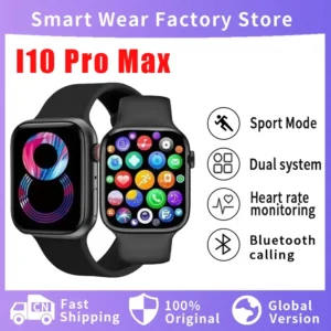 Smart Watch I10 Pro Max Smart Watch for Men Series 9 Phone Custom Watch Face Sport Waterproof Women Man Wearable